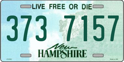 NH license plate 3737157