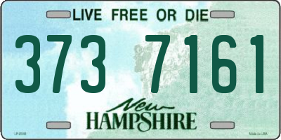 NH license plate 3737161
