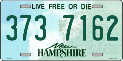 NH license plate 3737162