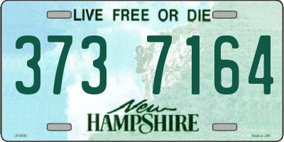 NH license plate 3737164