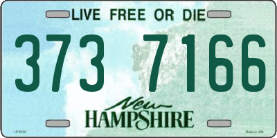 NH license plate 3737166