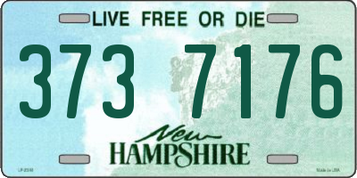 NH license plate 3737176