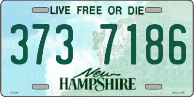 NH license plate 3737186