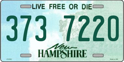 NH license plate 3737220