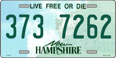 NH license plate 3737262