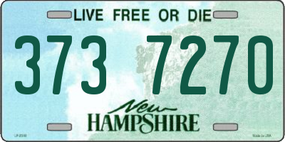 NH license plate 3737270