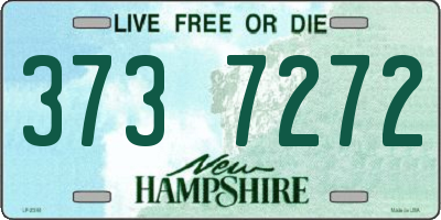 NH license plate 3737272
