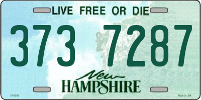 NH license plate 3737287