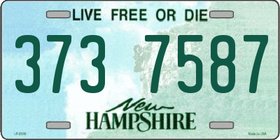 NH license plate 3737587