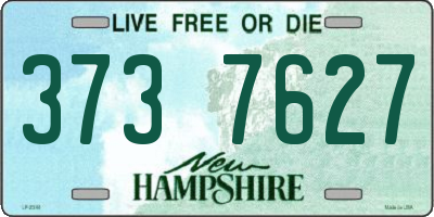 NH license plate 3737627