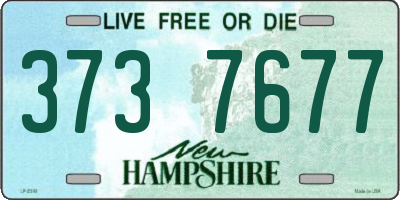 NH license plate 3737677