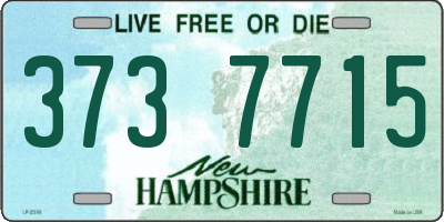 NH license plate 3737715