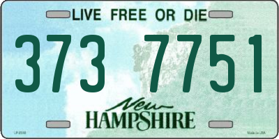 NH license plate 3737751