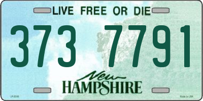 NH license plate 3737791