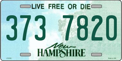NH license plate 3737820