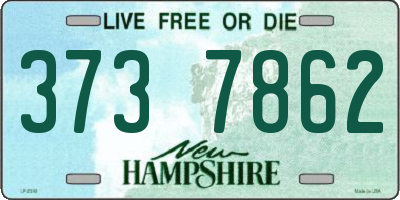 NH license plate 3737862