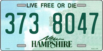 NH license plate 3738047