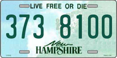 NH license plate 3738100