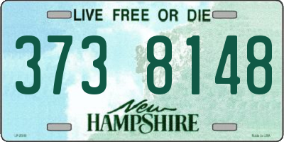 NH license plate 3738148