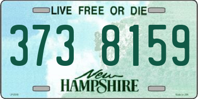 NH license plate 3738159