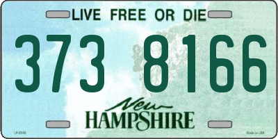 NH license plate 3738166