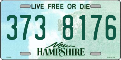 NH license plate 3738176