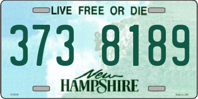 NH license plate 3738189