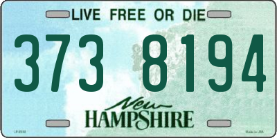NH license plate 3738194