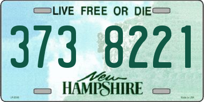 NH license plate 3738221