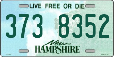 NH license plate 3738352