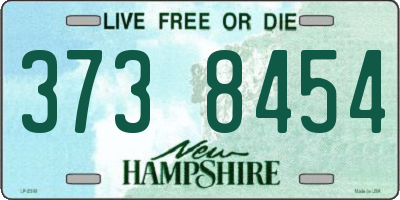 NH license plate 3738454