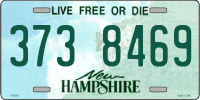 NH license plate 3738469