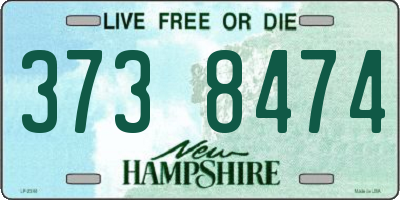 NH license plate 3738474