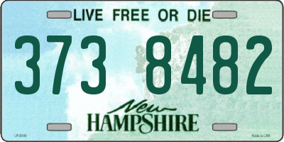 NH license plate 3738482