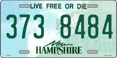 NH license plate 3738484