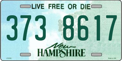NH license plate 3738617