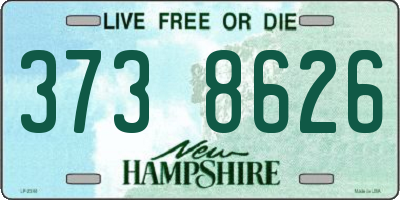 NH license plate 3738626