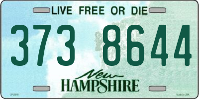 NH license plate 3738644