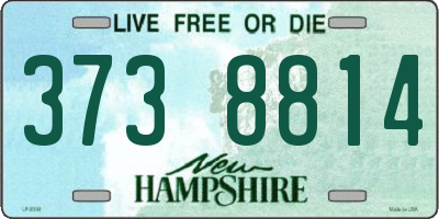NH license plate 3738814