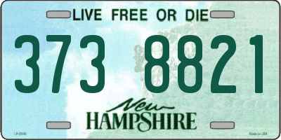 NH license plate 3738821