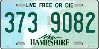 NH license plate 3739082
