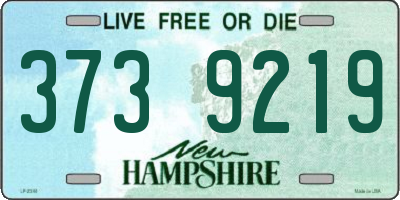 NH license plate 3739219