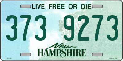 NH license plate 3739273