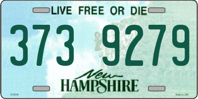 NH license plate 3739279