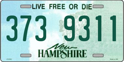 NH license plate 3739311