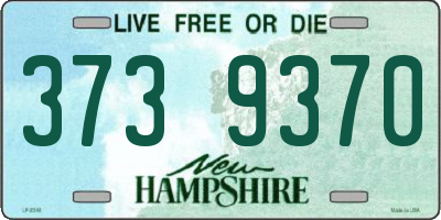NH license plate 3739370