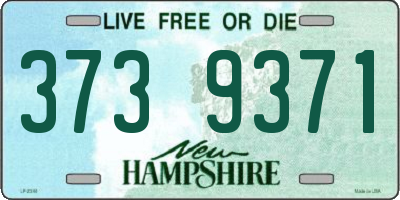NH license plate 3739371