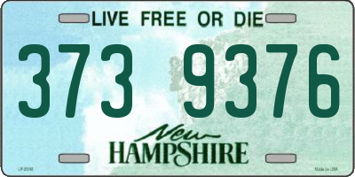 NH license plate 3739376