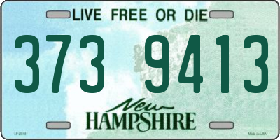 NH license plate 3739413