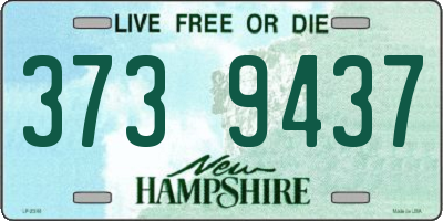 NH license plate 3739437